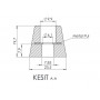 Screwable rubber feet A-88