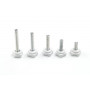 Knurled plastic head thumb screws VD-640