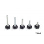 Knurled plastic head thumb screws VD-640