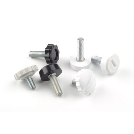 Knurled plastic head thumb screws VD-650
