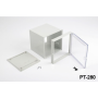 PT-280 Panel Mounting Light Gray Enclosures