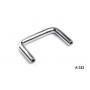 Chrome plated handle for 2U rackmount enclosure A-322