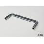 Chrome plated handle for 3U rackmount enclosure A-324