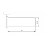 5mm Dia- Flush Flanged Mount Light Pipe LG-5100 Series