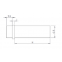 5mm Dia- Flush Front Mount Light Pipe LG-5000 Series