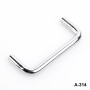 Chrome plated handle for 2U rackmount enclosure A-314