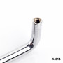 Chrome plated handle for 2U rackmount enclosure A-314
