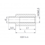 Hexagonal Solderable Male to female standoff  YP-035