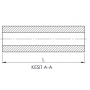 Rounded plastic spacer YP-600