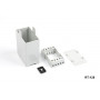 RT-125 DIN Rail enclosures with terminals