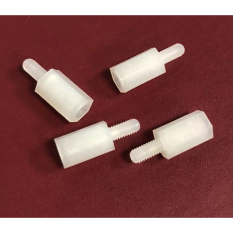 Hexagonal Male to Female M3 Plastic Spacer